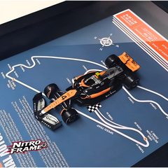 NitroFrame™ 3D F1 Frame With Norris MCL60 Car