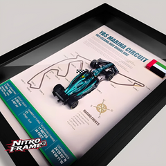 NitroFrame™ 3D F1 Frame With Aston Martin AMR23 Car